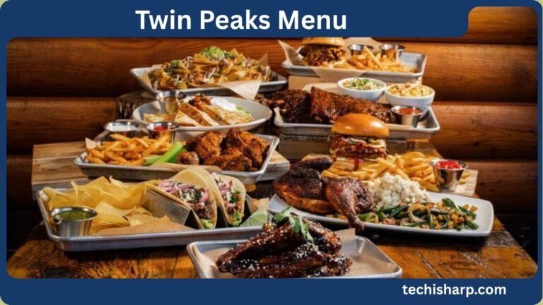 Twin Peaks Menu